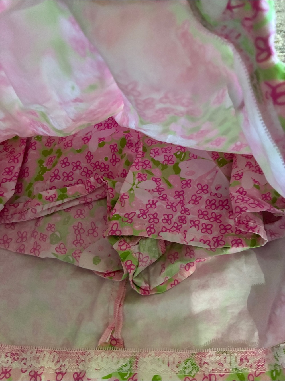 Lilly Pulitzer Girls' Mixed Print Skorts - size 10 - 100% cotton - Picture 13 of 15